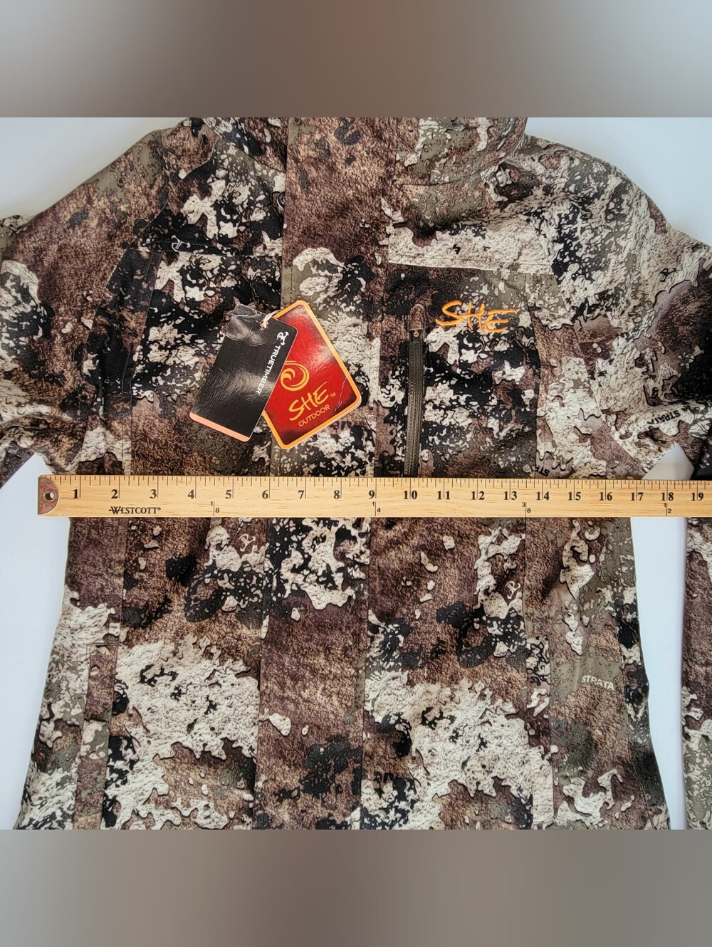 SHE Outdoor Rainwear Jacket Strata Womens Size Small Performance Rain Hunting - Picture 7 of 15